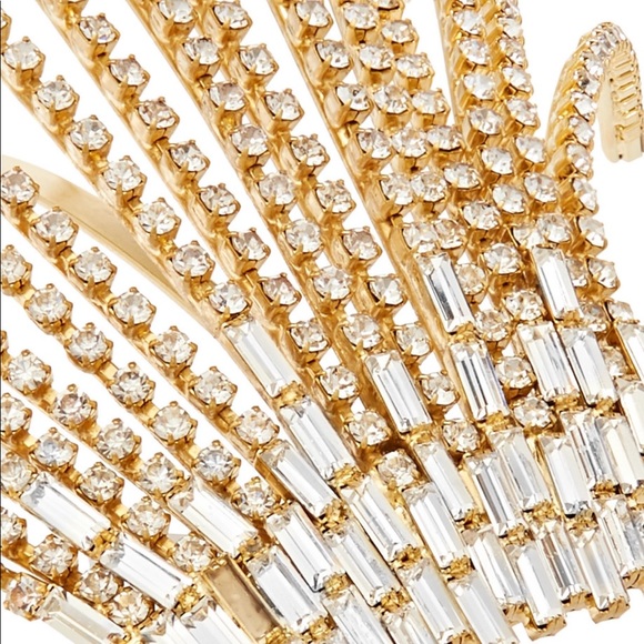 Rosantica crystal gold head piece main image 4